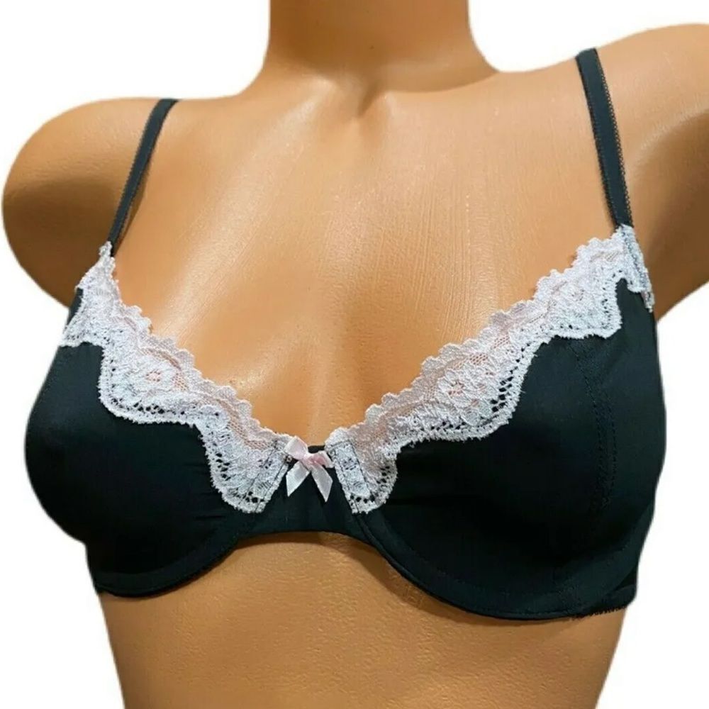 Victoria’s Secret Unlined Demi Lightweight underwire bra black